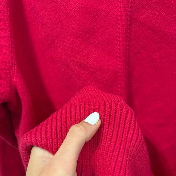 Anthropologie Maeve Crystal Mock Neck Sweater Pink - Picture 7 of 10